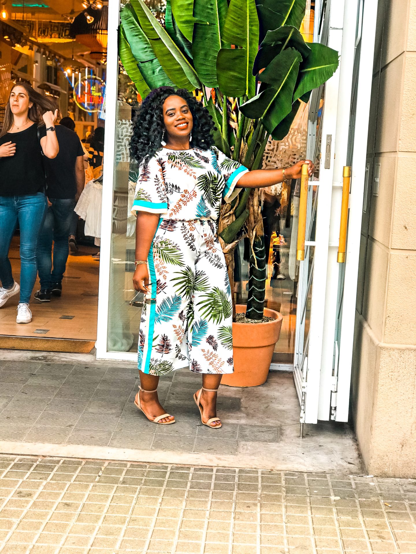 African, African Blogger, Boston Blogger, Spain, Barcelona, Africancocktail, African cocktail, Shein, Pantsuit