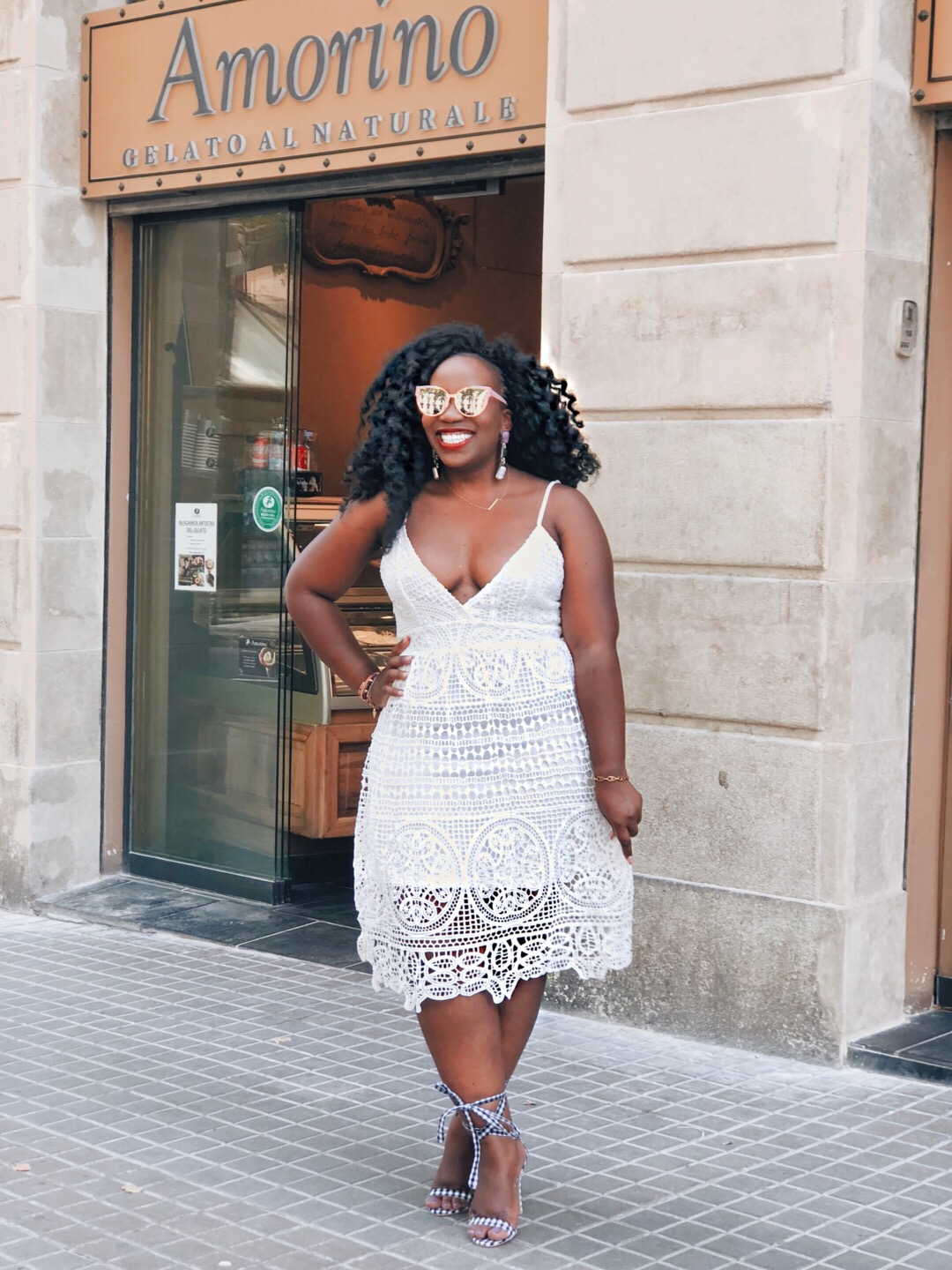 African, African Blogger, Boston Blogger, Spain, Africancocktail, African cocktail, Amorino, Cafe, Barcelona Instagrammable Spots, Instagram, Gelato