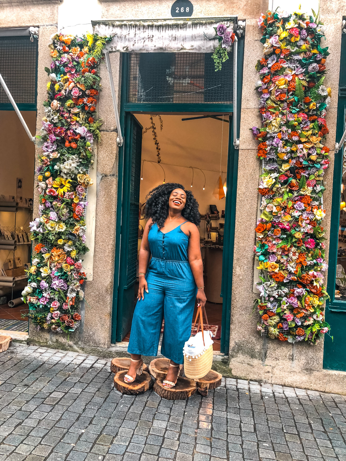 African, African Blogger, Boston Blogger, Portugal, European Holiday, Porto, Jumpsuit, Africancocktail, African cocktail