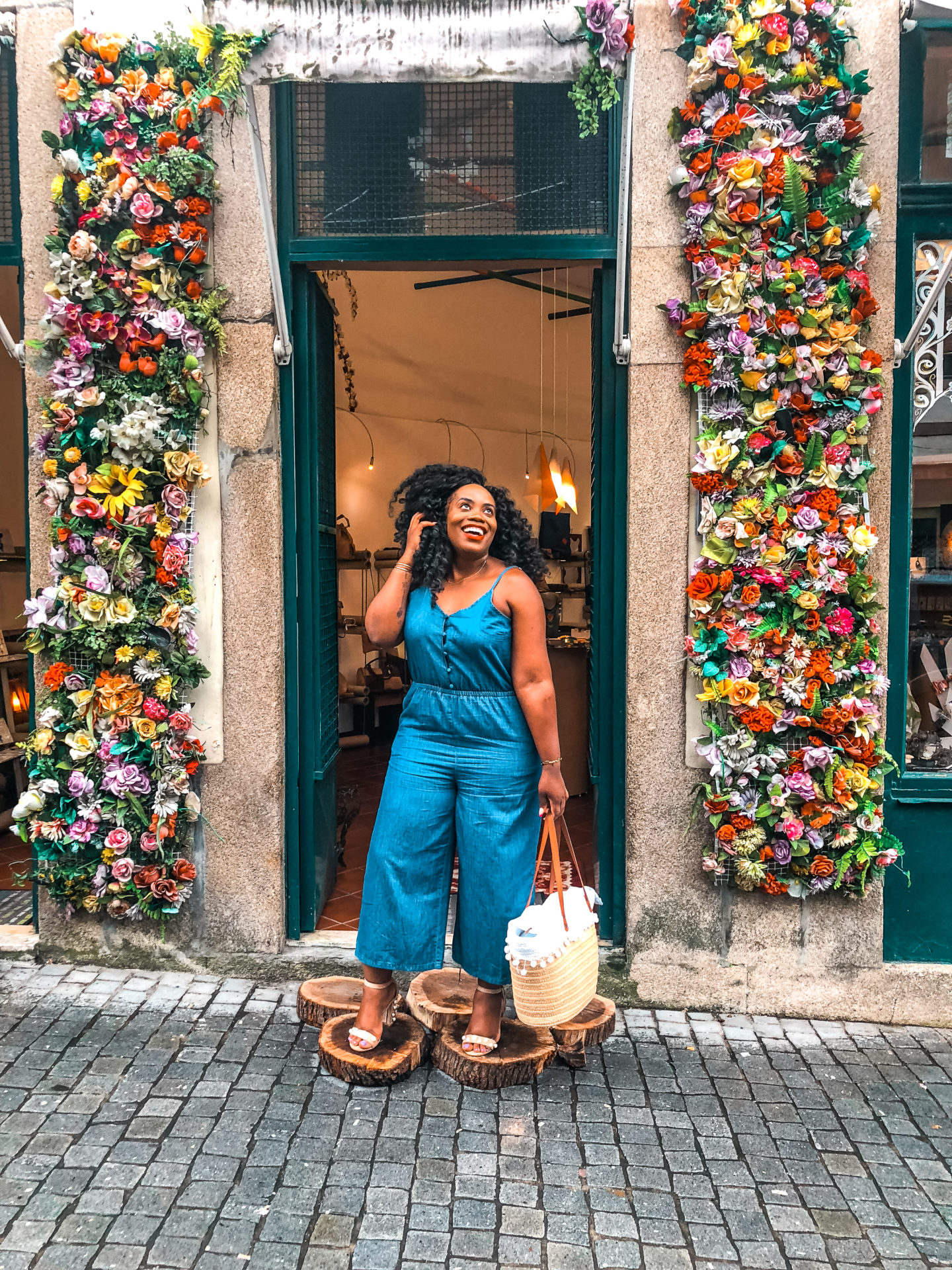 African, African Blogger, Boston Blogger, Portugal, European Holiday, Porto, Jumpsuit, Africancocktail, African cocktail