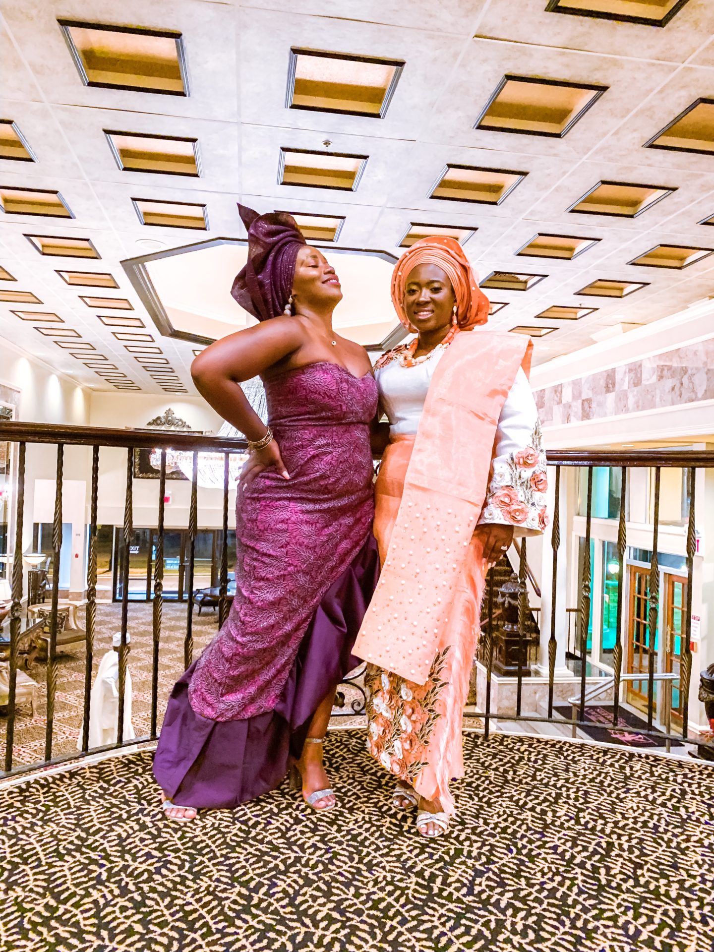 Binja in Nigerian Traditional Asoebi and Gele 11